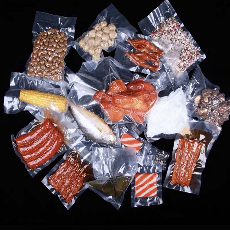 Embalagem para vedação de alimentos em sacos de vácuo de nylon sustentável de cor Panton Pa/Pe