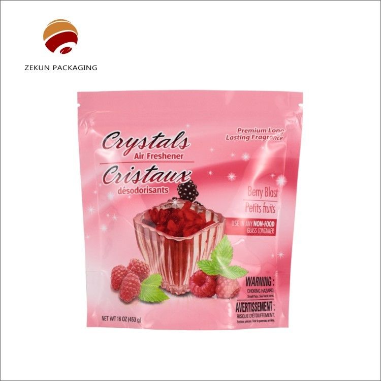 Embalagem multicolor PE flexível Stand up pouch Logotipo personalizado