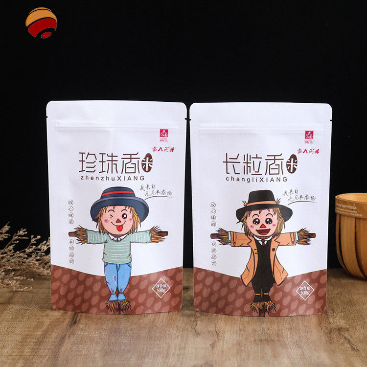 Oito lados de vedação Stand-up pouch para esterilização de acordo com o pedido