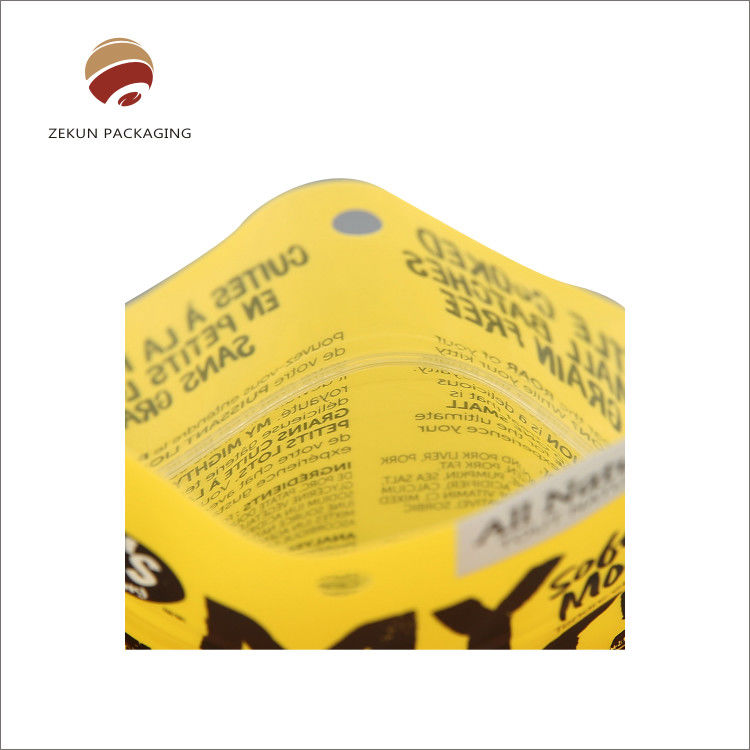 Logotipo personalizado Impresso Alimentar Holográfico Bolsas Stand Up com Zipper Selo térmico PET VMPET PE