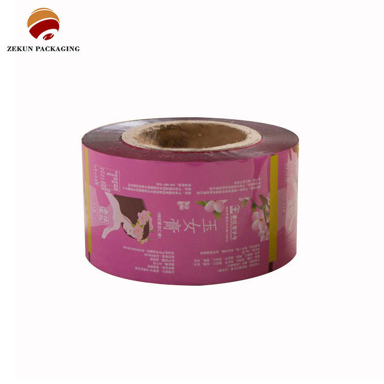 Rolo de filme PET/AL/PE flexível com características de design personalizado acabamento brilhante Várias capacidades