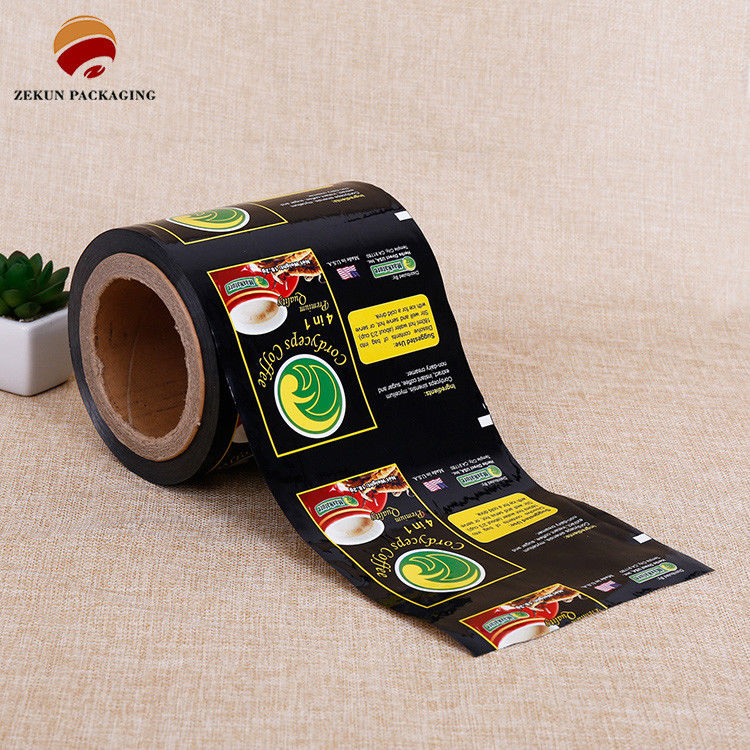 Rolo de filme PET/AL/PE flexível com características de design personalizado acabamento brilhante Várias capacidades