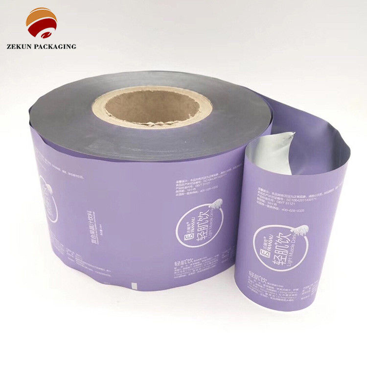 Película de rolo de embalagem flexível CMYK/PANTON personalizada com design de fechadura por fecho de fecho para 250g de capacidade oferecendo umidade