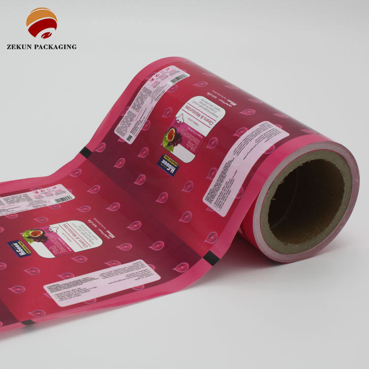 Gravação Impressão Pet/Al/Pe Food Packaging Roll Film Design colorido Várias Capacidades
