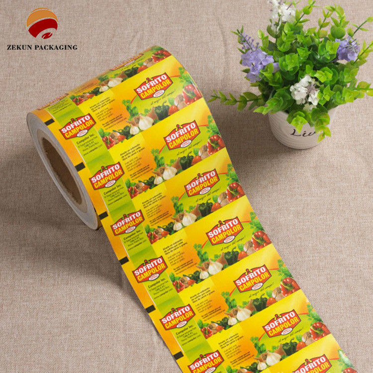 Cor Panton personalizável Embalagem flexível Rollstock Desenhos atraentes