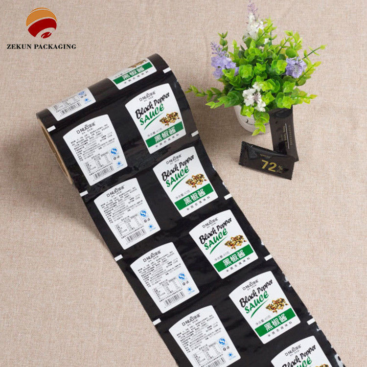 Cor Panton personalizável Embalagem flexível Rollstock Desenhos atraentes