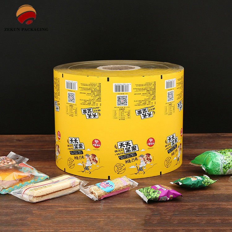 Rolo de embalagem flexível de alta barreira resistente à umidade/oxigénio/ultravioletos com acabamento mate ou brilhante