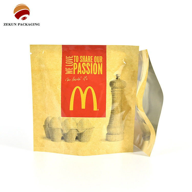 PANTON COLOR FOOD Ziplock Pouches Gravure Printing Mat ou acabamento brilhante