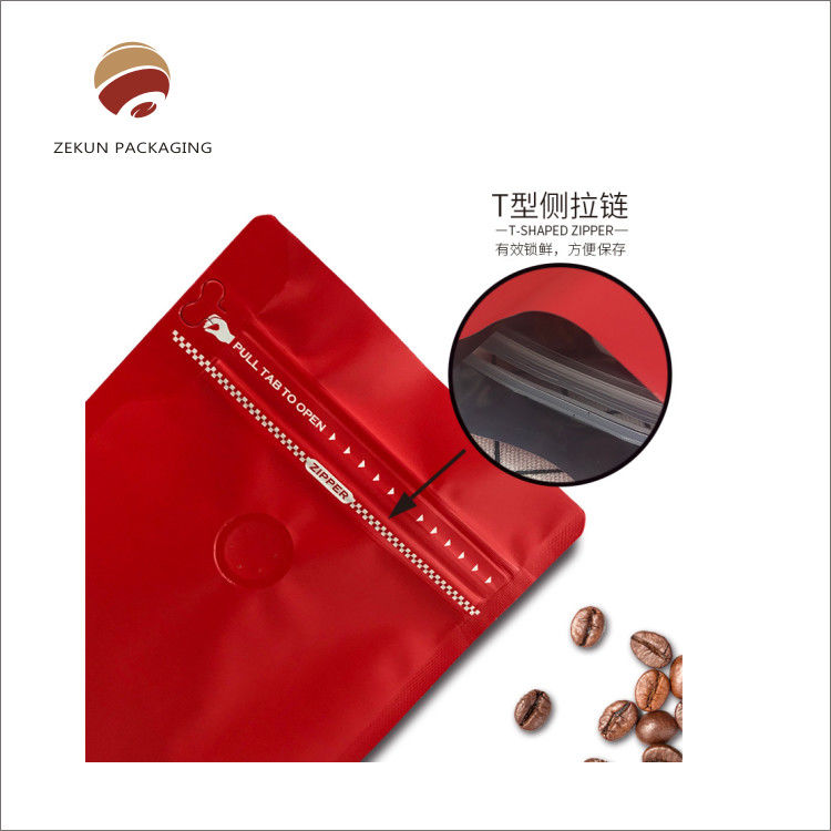 Capacidade personalizável 1000g Bolsas de café ecológicas Impressão colorida