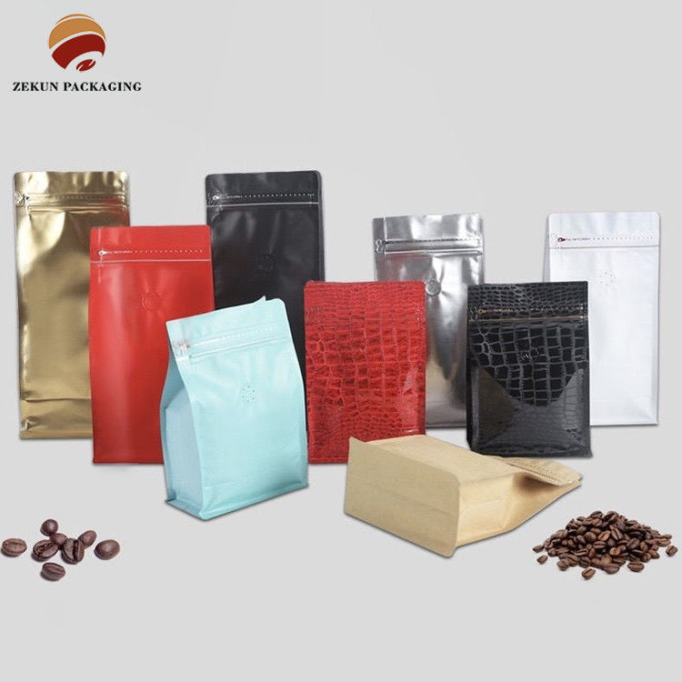 Capacidade personalizável 1000g Bolsas de café ecológicas Impressão colorida
