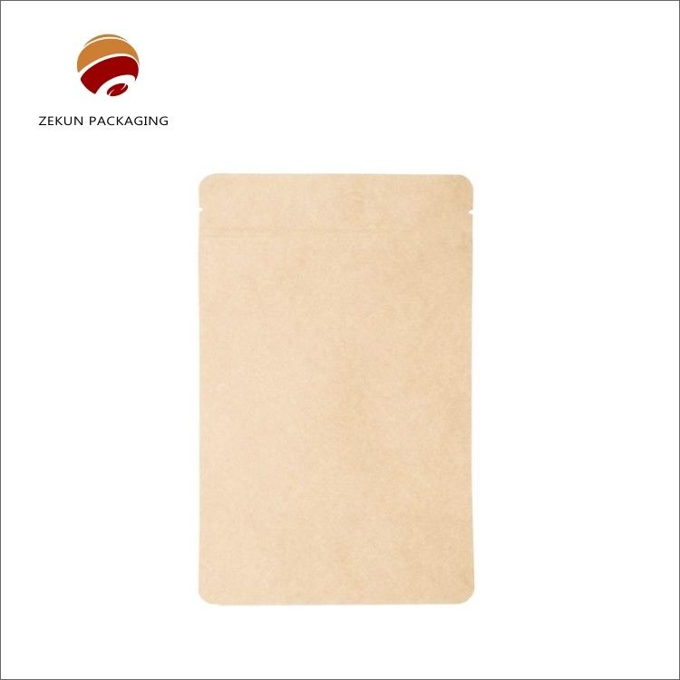 Bolsa de fecho de papel Kraft personalizável até 10 cores