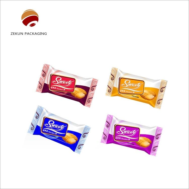 Sacos de embalagem de lanches personalizados à prova de umidade Folha de alumínio gravura Impresso acabamento fosco ou brilhante