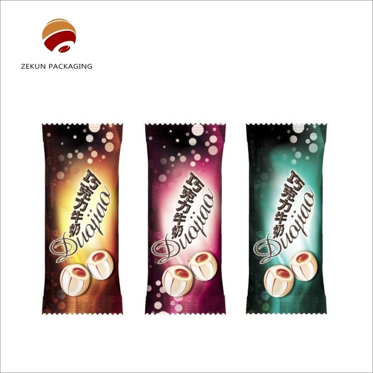 Saco de embalagem de lanches personalizado CMYK/PANTON 10 cores Folha de alumínio PET/AL/PE Matt ou acabamento brilhante gravura impressa