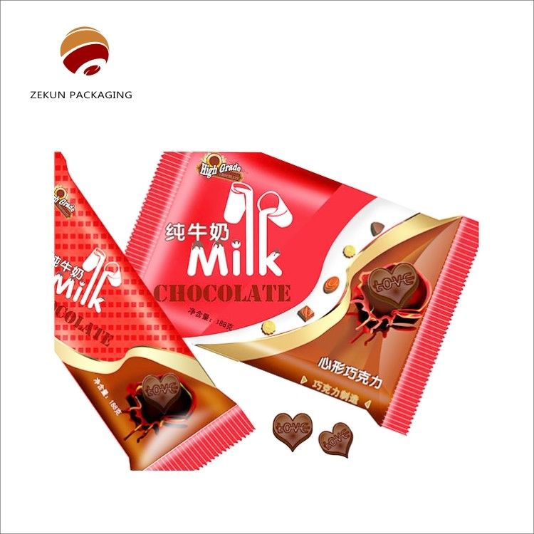 Customizado Matt Finishing Snack Packaging Bag Gravure Printing Hidroreflexível Superfície Cores CMYK