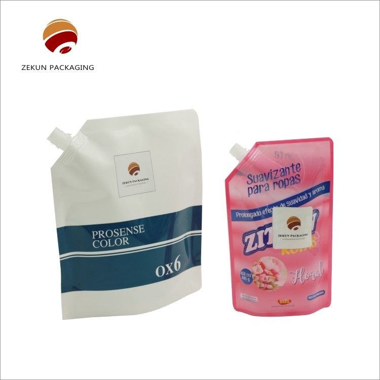 Saco de molas personalizado Eco-friendly Stand Up Spout Custom Logo CMYK Cores