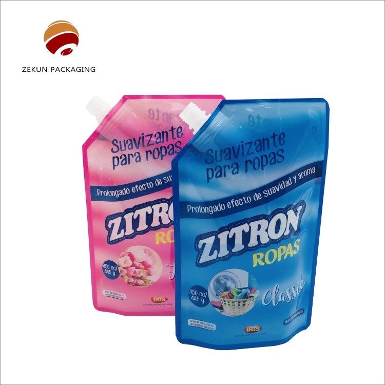 PET/OPP/AL Sacos de escoamento líquido Saco de detergente líquido Cor CMYK