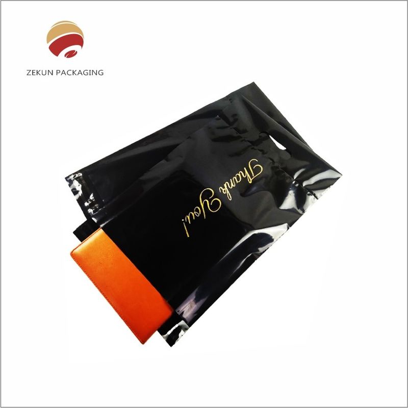 Bolsas de correio personalizadas impressas em POLY CMYK/PANTON Cor Preto