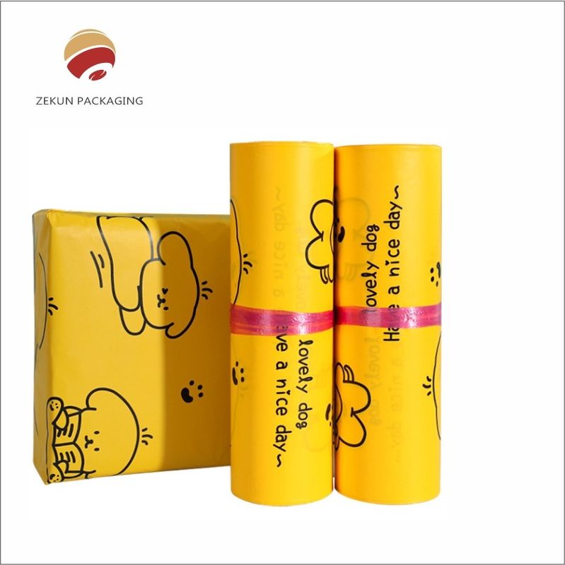 Saco de correio / sacos de envio ecológico Design personalizado Saco de embalagem impermeável impressão gravura CMYK