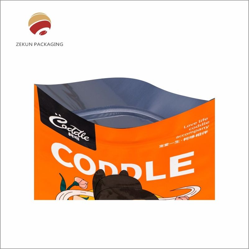 Embalagem de alimentos para animais de estimação personalizável de 4 camadas / Saco de alimentação para animais de estimação com barreira de umidade