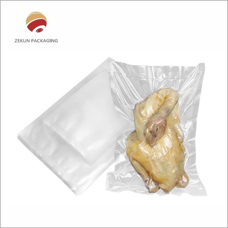 Embalagem para vedação de alimentos em sacos de vácuo de nylon sustentável de cor Panton Pa/Pe