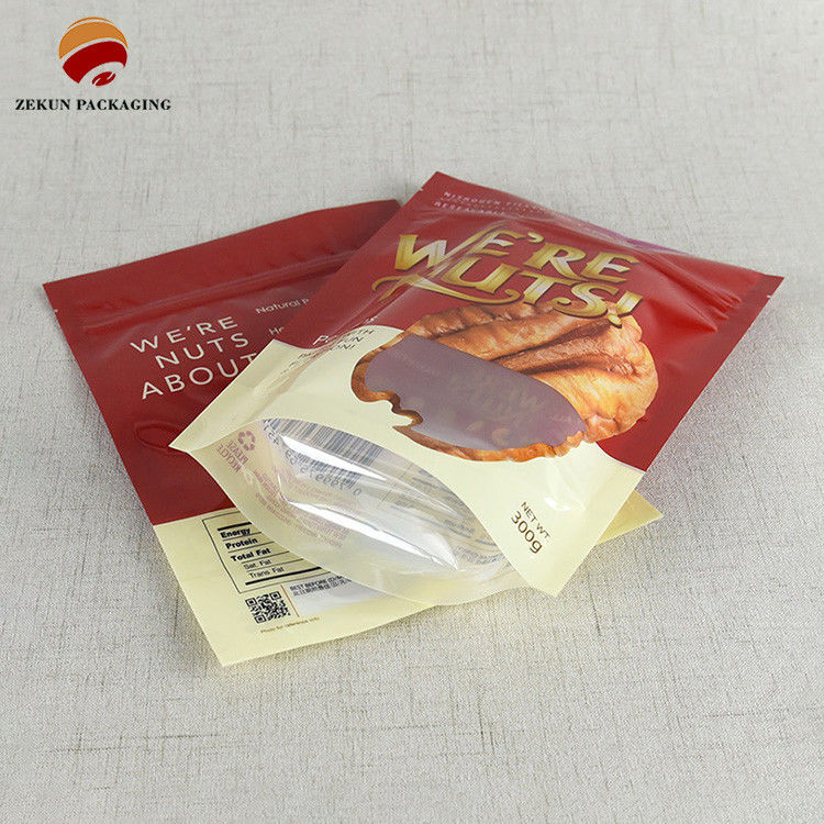 PANTON COLOR FOOD Ziplock Pouches Gravure Printing Mat ou acabamento brilhante