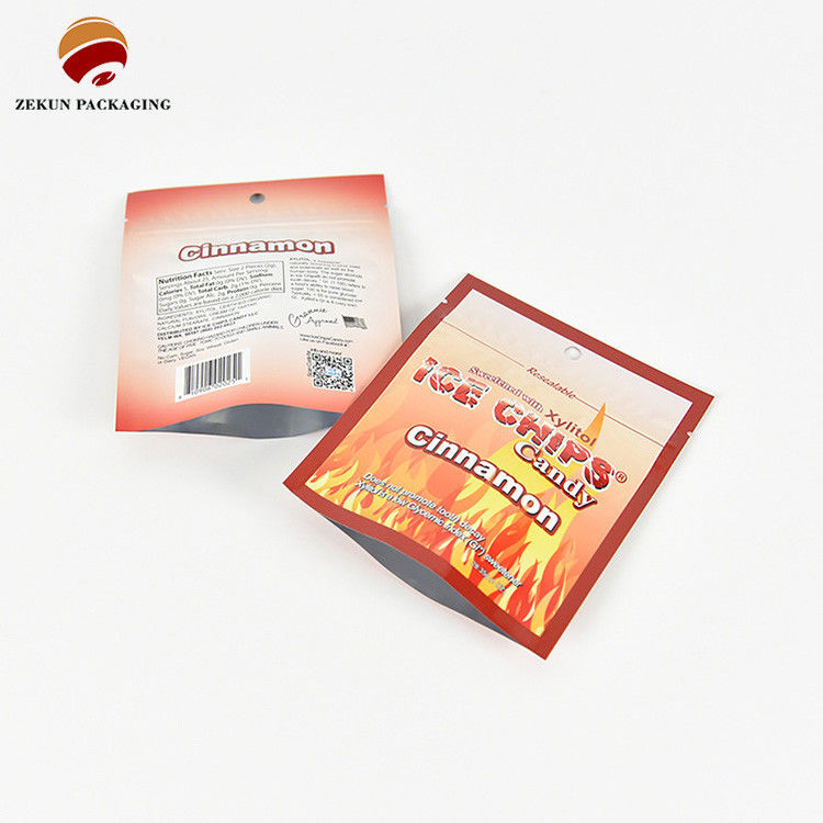 ISO/SGS Matt Finish Brilhante Ziplock Saco de Embalagem de Alimentos Cmyk Paleta de cores