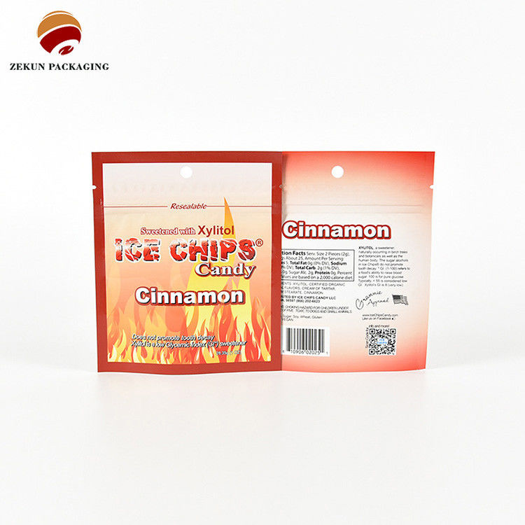 ISO/SGS Matt Finish Brilhante Ziplock Saco de Embalagem de Alimentos Cmyk Paleta de cores