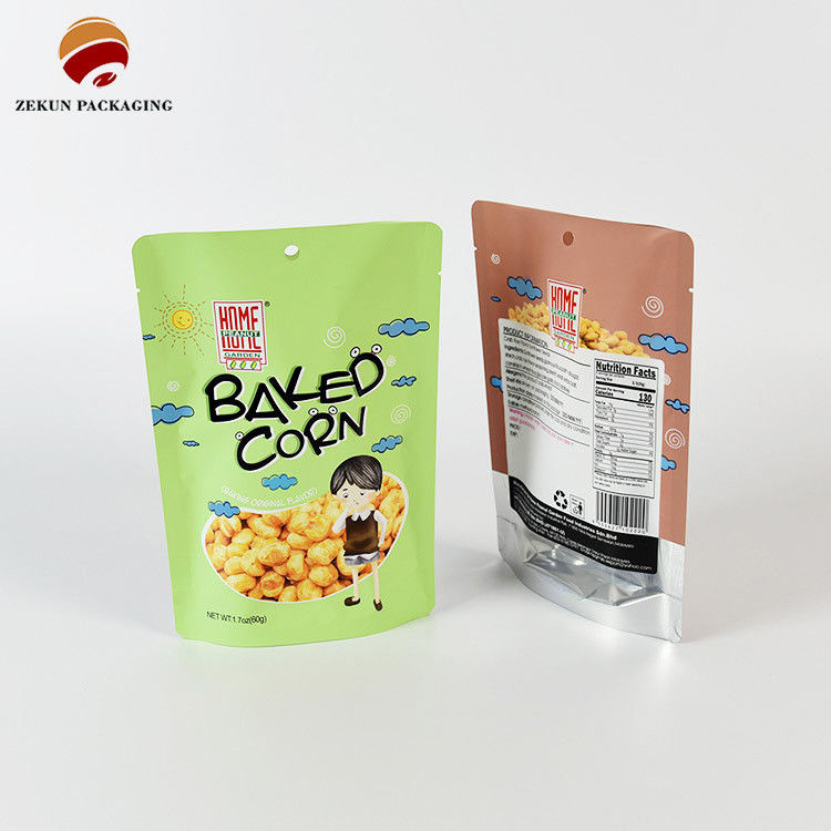 Saco de embalagem de alimentos à prova de umidade para lanches PET/PE gravura impressa até 10 cores