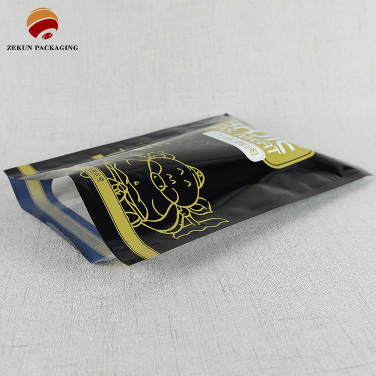 Saco de embalagem de alimentos com espessura personalizável e design vertical